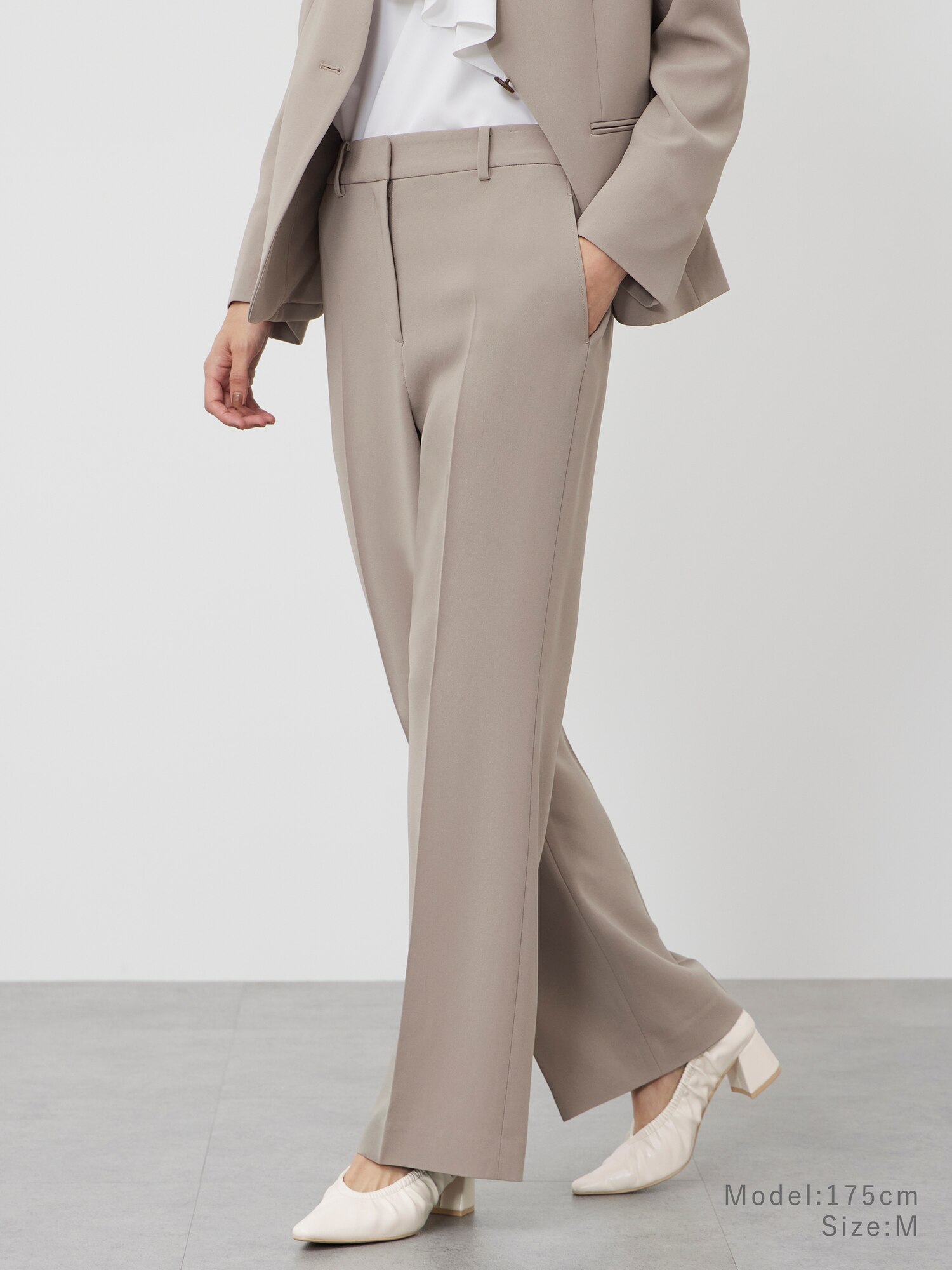 PLST(プラステ)公式 | トリアセブレンドストレートパンツ