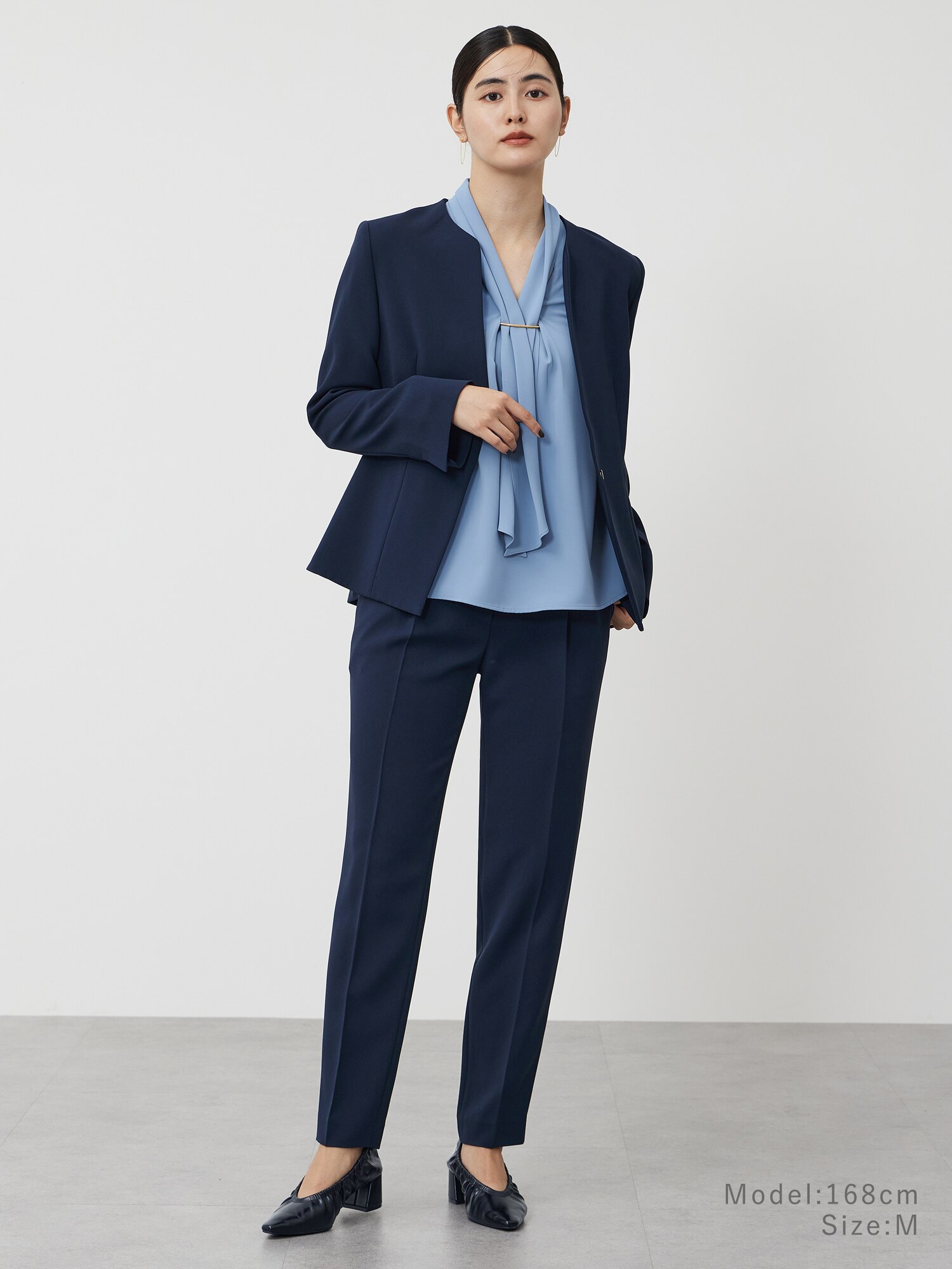 PLST(プラステ)公式 | 【丈長め】トリアセブレンドテーパードパンツ