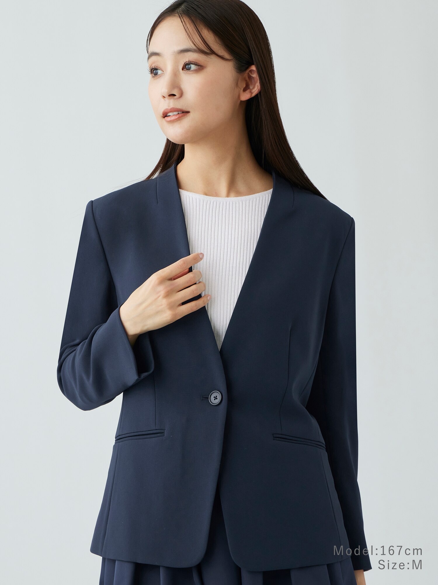 PLST(プラステ)公式 | トリアセブレンドカラーレスジャケット