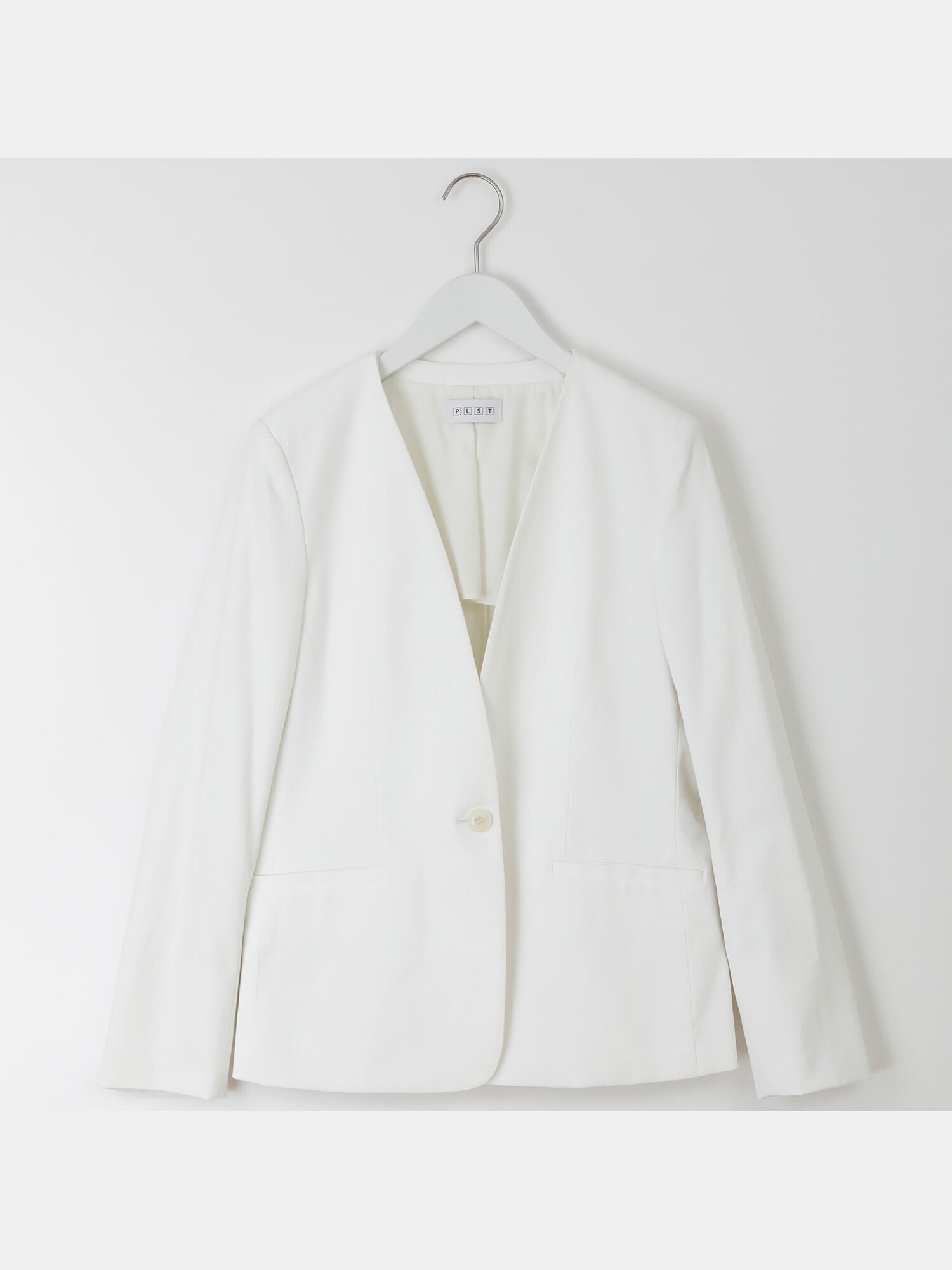 PLST(プラステ)公式 | リネンブレンドカラーレスジャケット