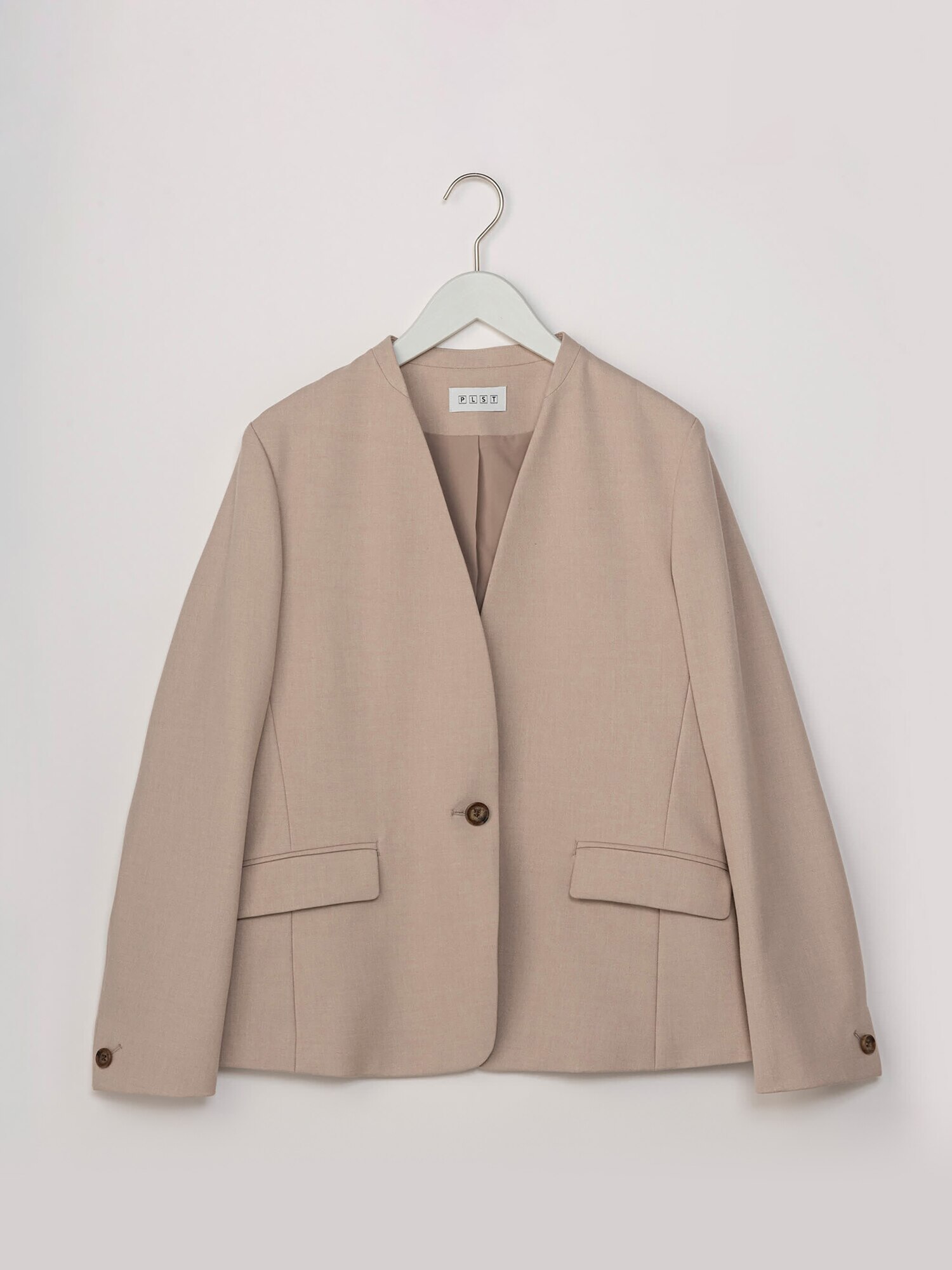 PLST(プラステ)公式 | ブラッシュドバックカラーレスジャケット