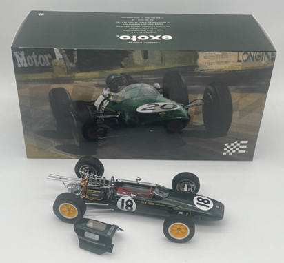 exoto 1/18 ロータス25 1963年フランスGPウィナー #18 J.クラーク