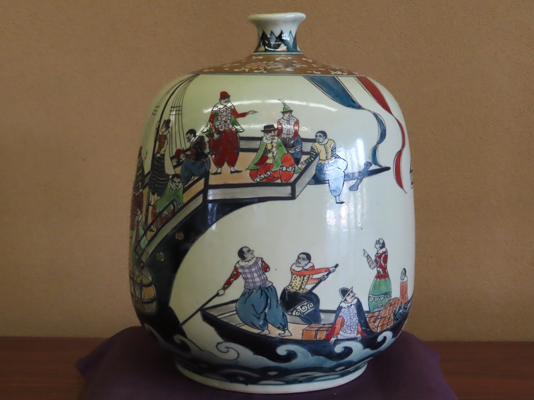 錦南蛮船壺 | 栗田美術館