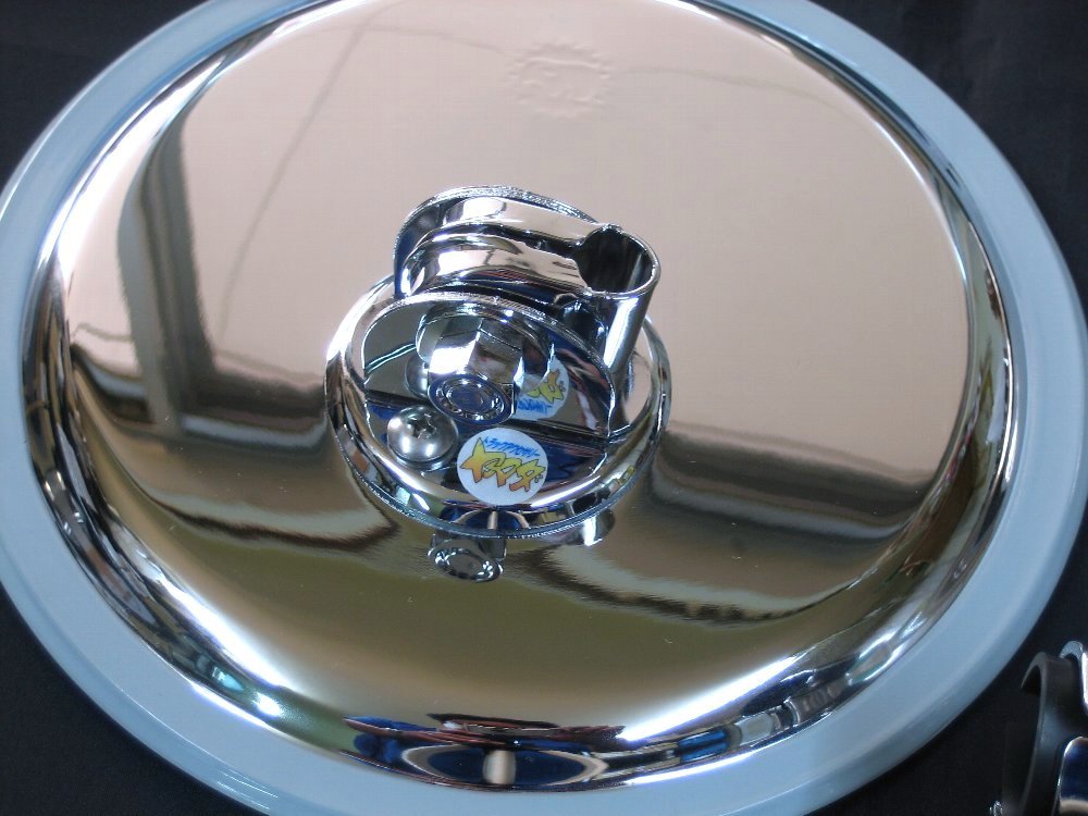 ヤマダ製 メッキ平面ミラー（スーパーグレート用ステー付属