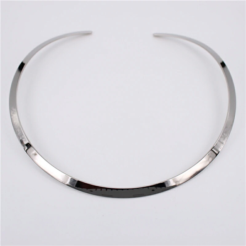 楽天市場】[ サージカルステンレス 幅4mm チョーカータイプ ] フラット