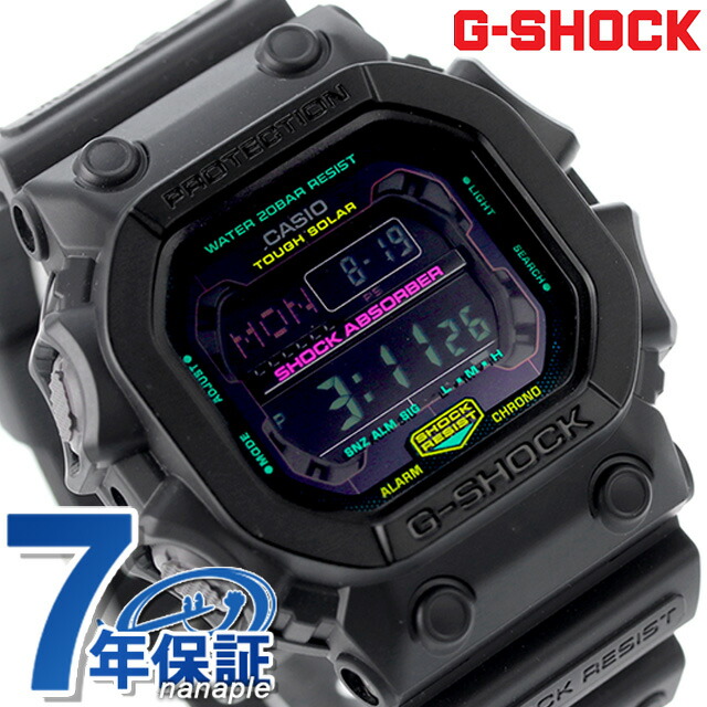 楽天市場】gショック ジーショック G-SHOCK ブラック 黒 ソーラー GX