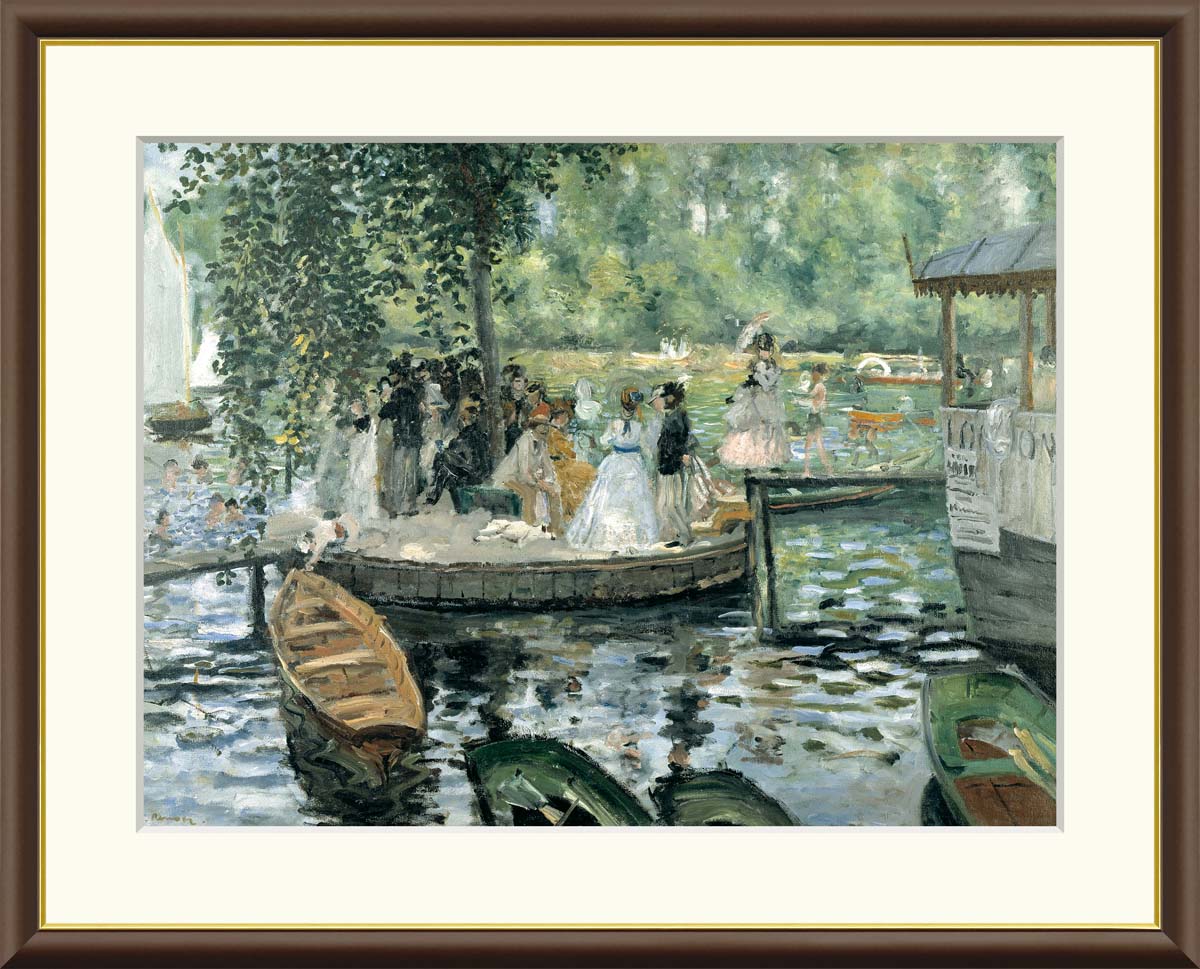 楽天市場】有名 画家 ルノワール 「 テラスにて 」 J1-036 F8:61cm