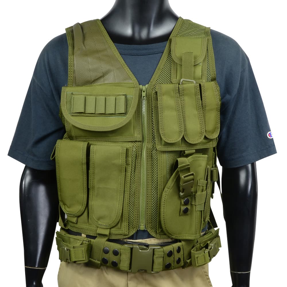 楽天市場】タクティカルベスト 固定式マグポーチ 着脱式ホルスター付き