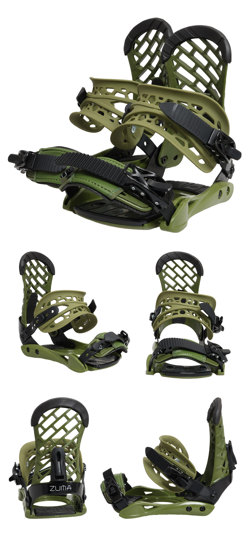 ZUMA ツマ ZM4400 スノーボード バインディング メンズ レディース
