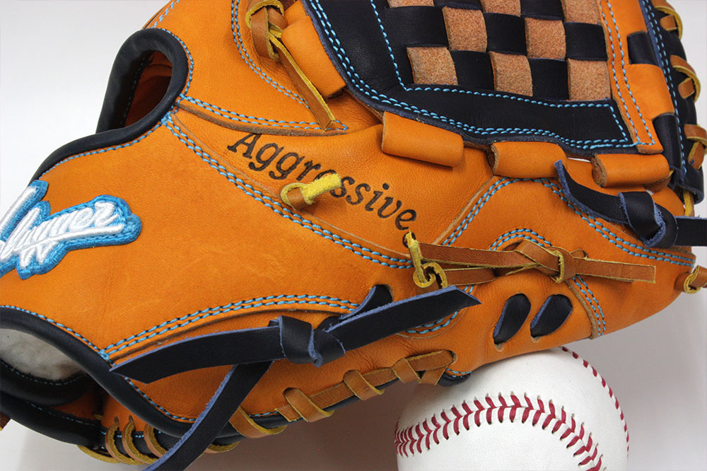 久保田スラッガー オーダー 軟式グローブ 25MS W-34 K3ラベル オレンジ