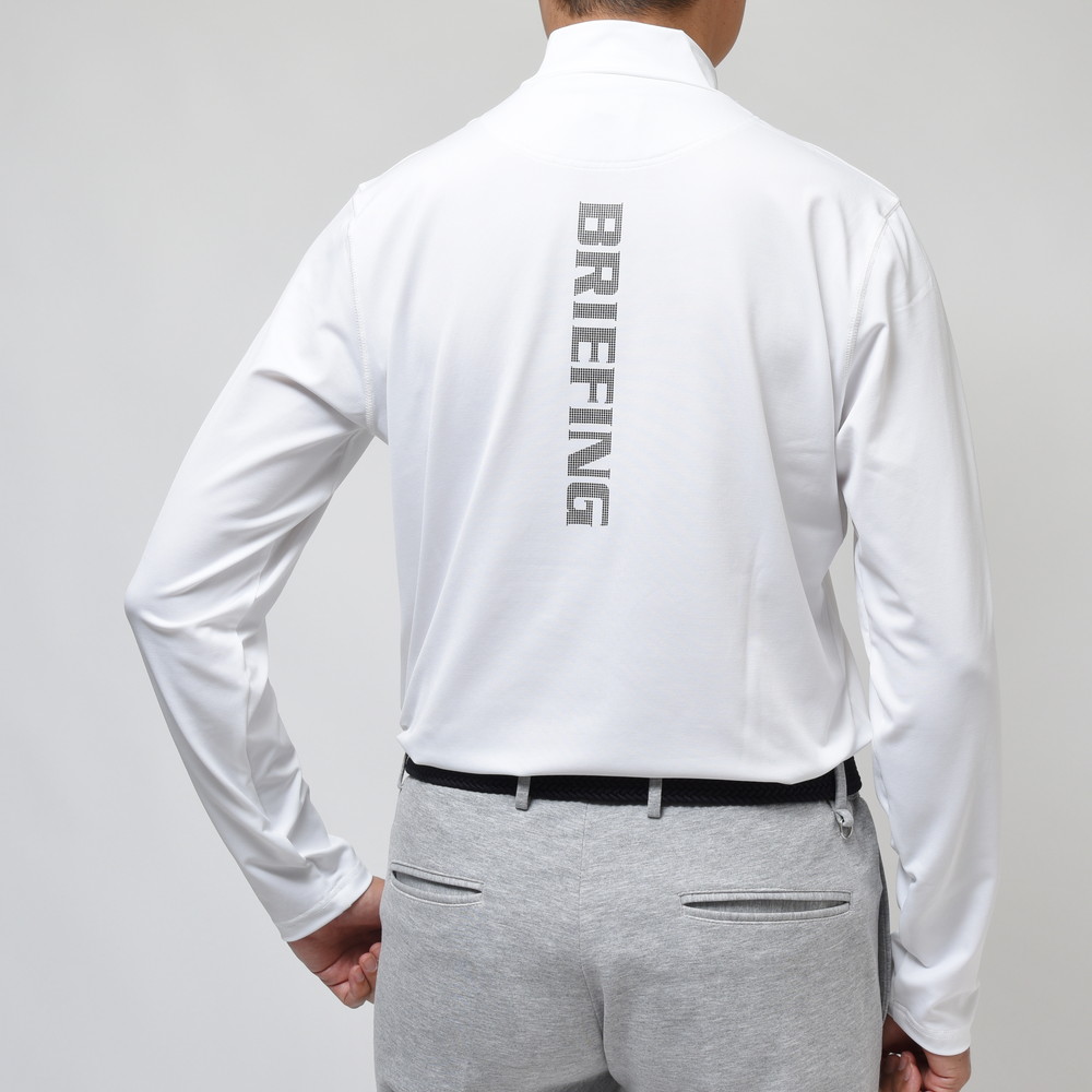 BRIEFING（ブリーフィング）ハイストレッチポリエステルジャージモック