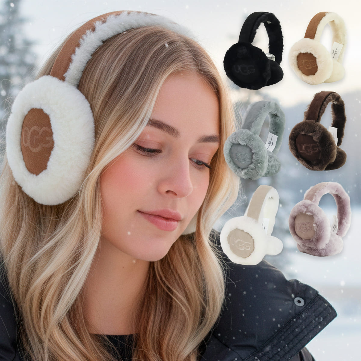 楽天市場】【正規ボックス付】選べる5色 UGG アグ イヤーマフ