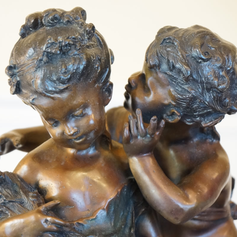 楽天市場】アンティーク ブロンズ像 置物 Auguste Moreau オーギュスト