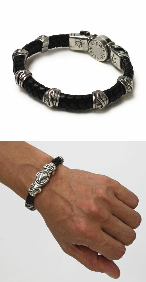 クラウディオ カレスターニ / CLAUDIO CALESTANI / シルバー×レザー