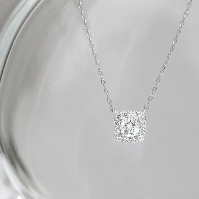 楽天市場】ダイヤモンド ネックレス 0.2ct プラチナ Dカラー SI1 VS2
