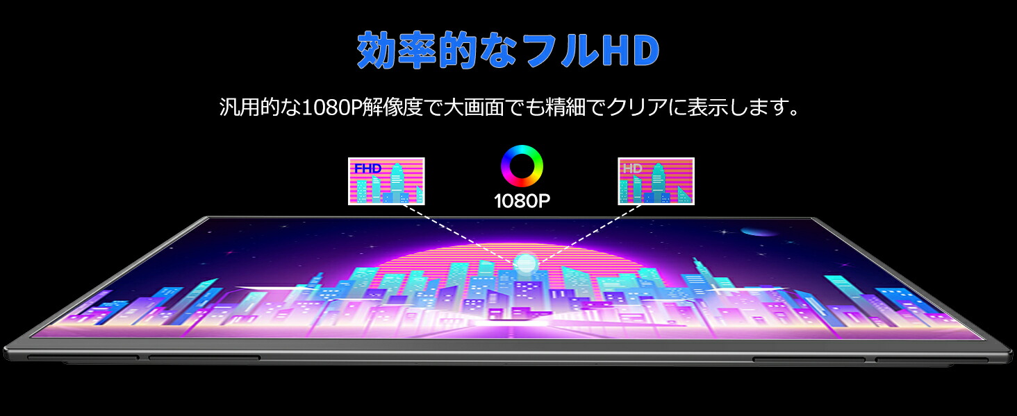 23.8インチ ポータブルモニター 1080Pモバイルモニター 120Hz Amazon
