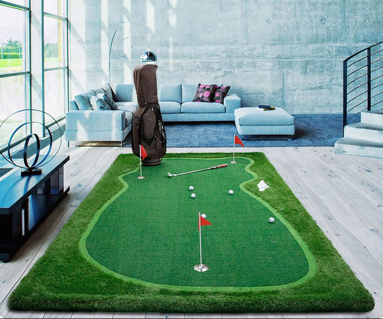楽天市場】ゴルフマット 大型 3m 人工芝 ホールカップ フラッグ パター