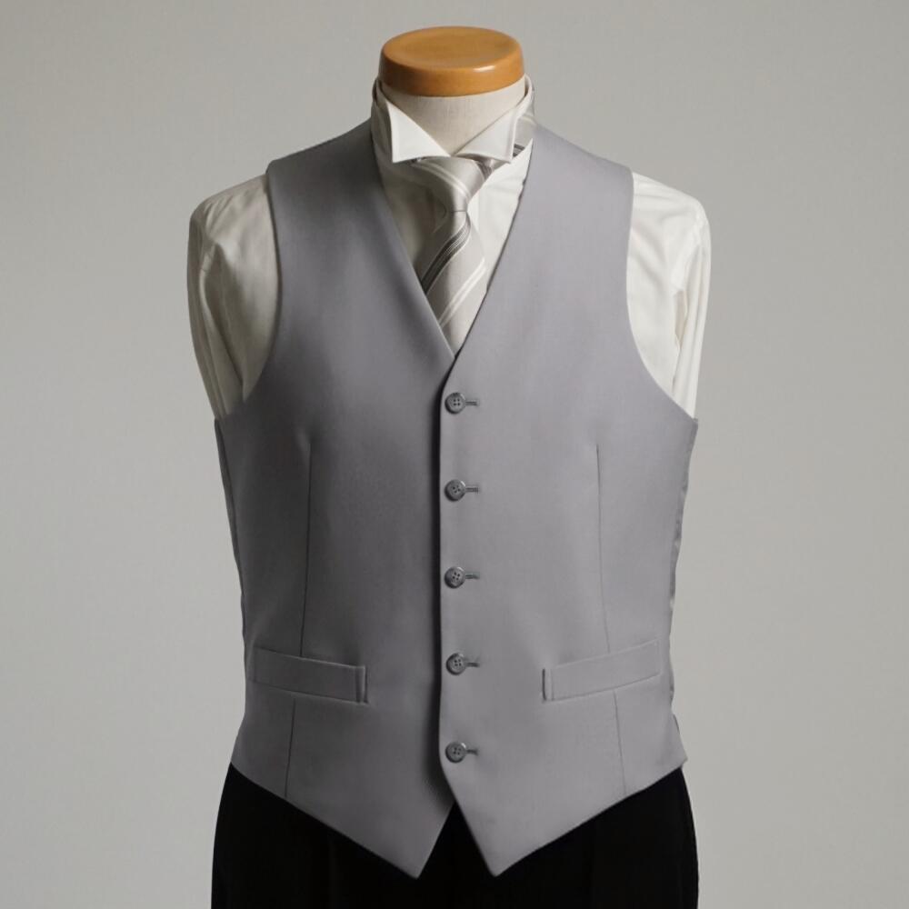 楽天市場】フォーマルベスト | シルバーグレー ウール100 上質素材使用