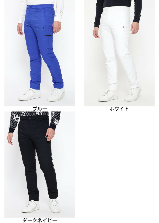 楽天市場】PEARLY GATES ナイロンストレッチロゴジャガード 中綿パンツ