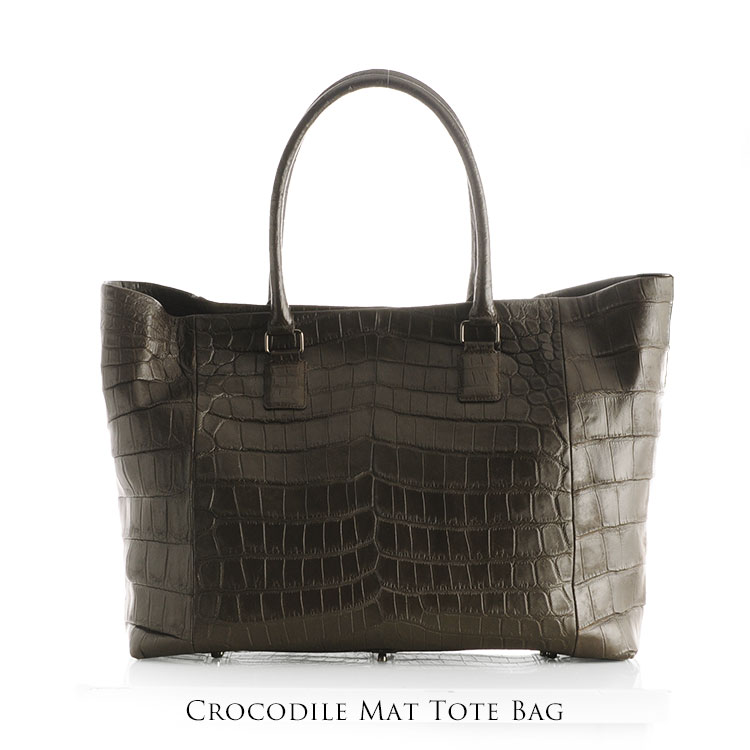 楽天市場】【5%オフクーポン】クロコダイル トートバッグ マット加工