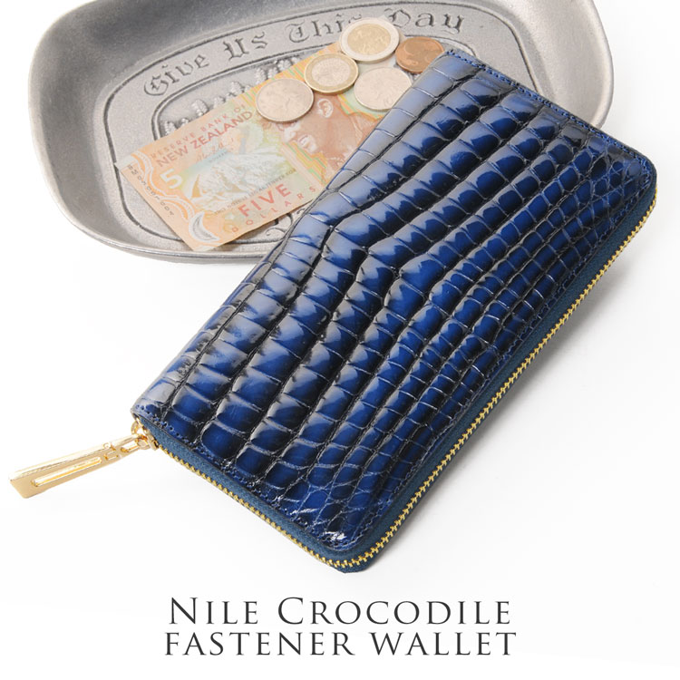 楽天市場】クロコダイル 長財布 メンズ 内装 ゴールド パイソン 本革