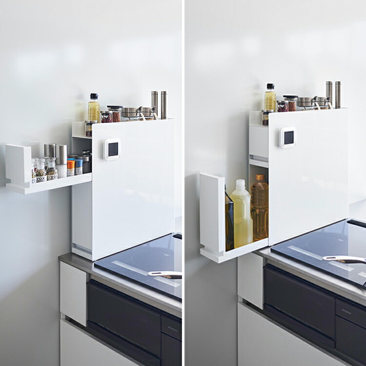 楽天市場】[ 隠せる調味料ラック タワー 2段 ] 山崎実業 タワー