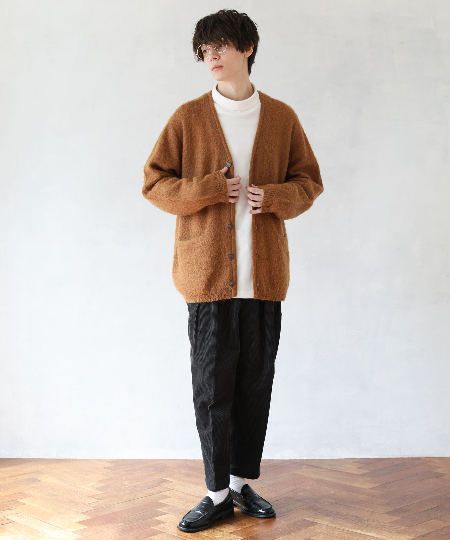 gakkin 浮蓮華 JACQUARD MOHAIR KNIT CARDIGAN - メルカリ GAKKIN