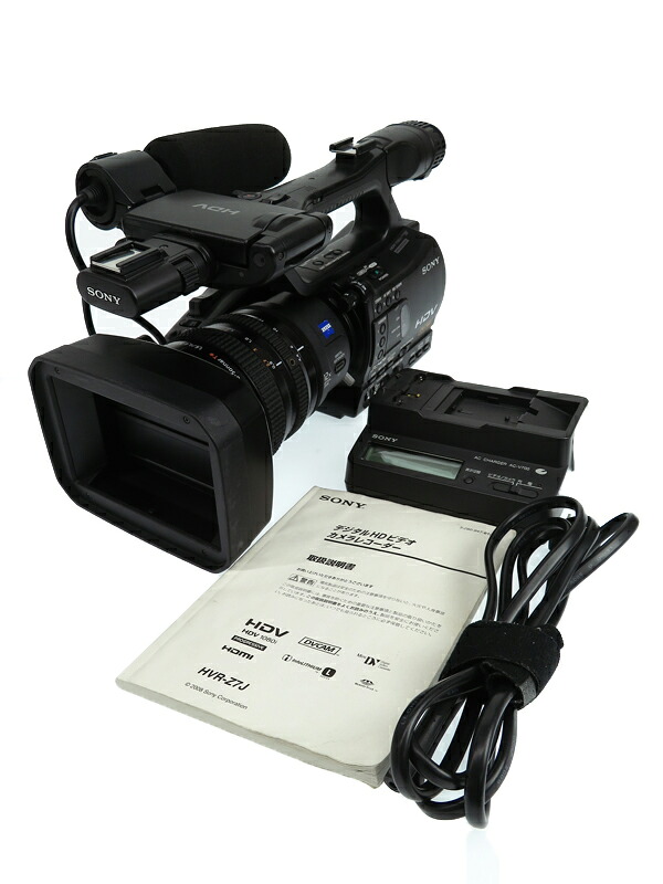 SONY】ソニー『HDVカムコーダー』HVR-Z7J 光学12倍 104万画素 ムービー