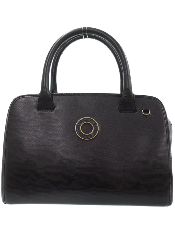 CELINE】【ヴィンテージ】【サークルロゴ金具】セリーヌ『レザー ミニ