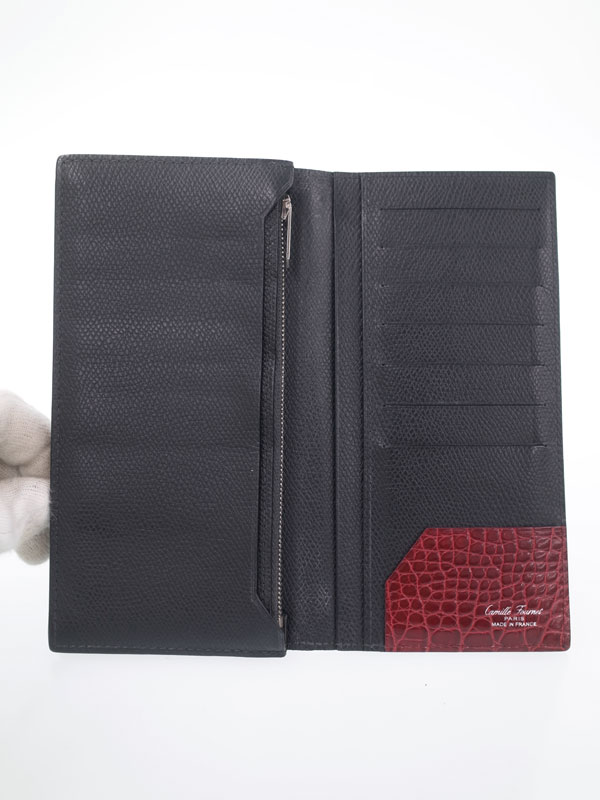 Camille Fournet】カミーユフォルネ『二つ折り長財布』メンズ 1週間