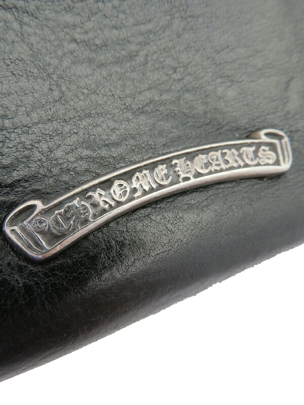 CHROME HEARTS】クロムハーツ『ダガーラウンドジップレザーコイン