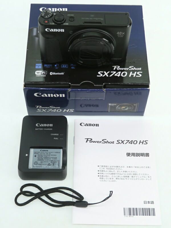 Canon】キヤノン『PowerShot SX740 HS ブラック』PSSX740HS(BK) 2018年