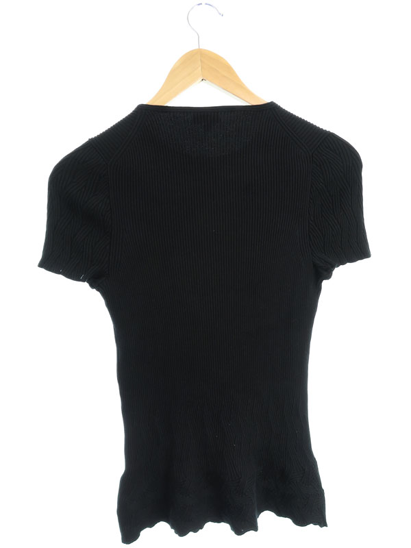 CHANEL】【イタリア製】【トップス】シャネル『半袖ニット size40
