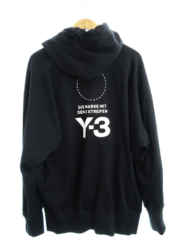 Y-3】【adidas /YOHJI YAMAMOTO】【オーバーサイズ スウェットパーカ