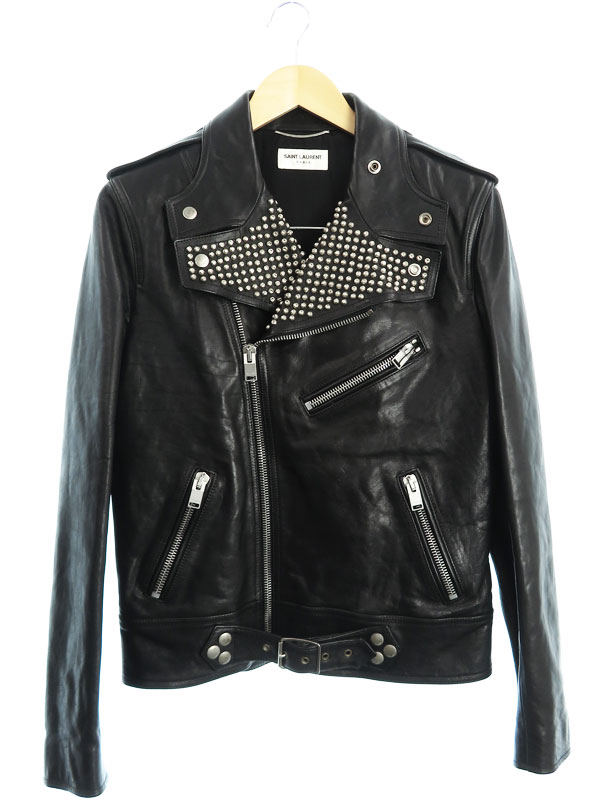 SAINT LAURENT】【イタリア製】サンローラン『スタッズ装飾モーター