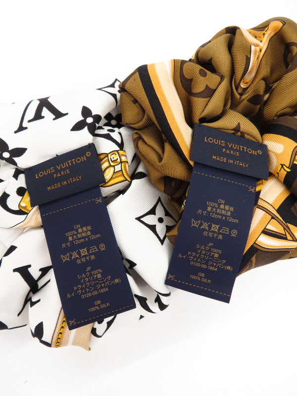 LOUIS VUITTON】ルイヴィトン『シュシュ セット モノグラム コンフィ