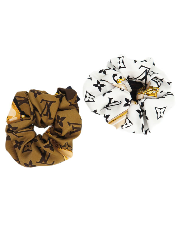 LOUIS VUITTON】ルイヴィトン『シュシュ セット モノグラム コンフィ