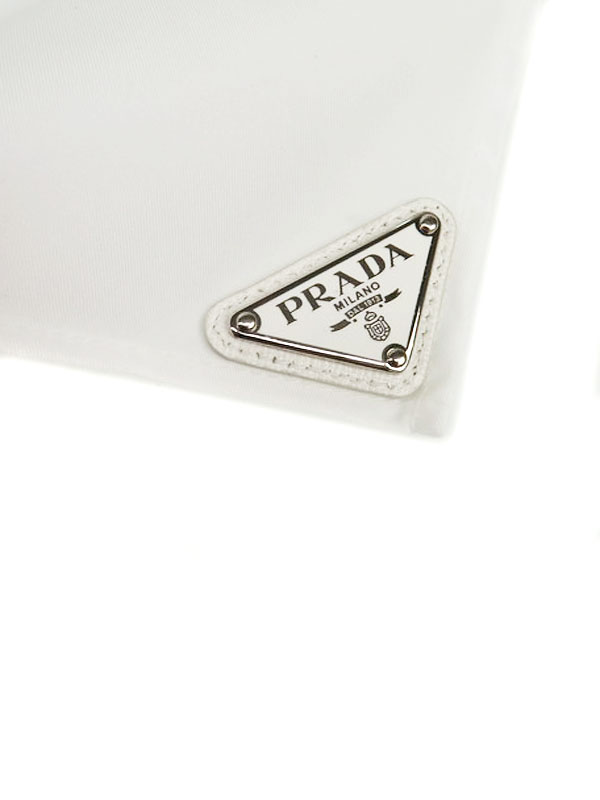 PRADA】プラダ『Re-Nylon スカーフ 三角タグ トライアングルプレート