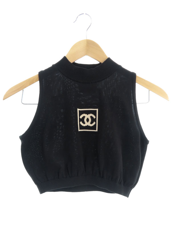 CHANEL】シャネル『IDENTIFICATION ココマーク ノースリーブニット