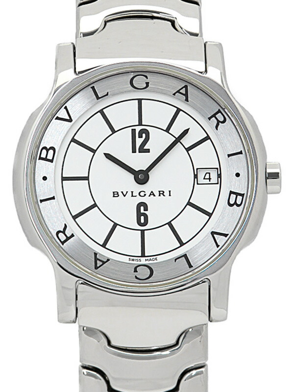 BVLGARI】ブルガリ『ソロテンポ』ST35S メンズ クォーツ 1ヶ月保証