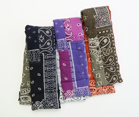 KAPITAL キャピタル ネル バンダナpt リバーシブルKESAマフラー