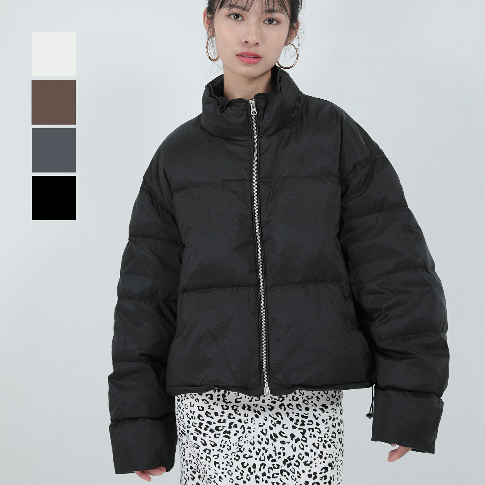 楽天市場】ダウンジャケット レディース ショート丈 コート アウター