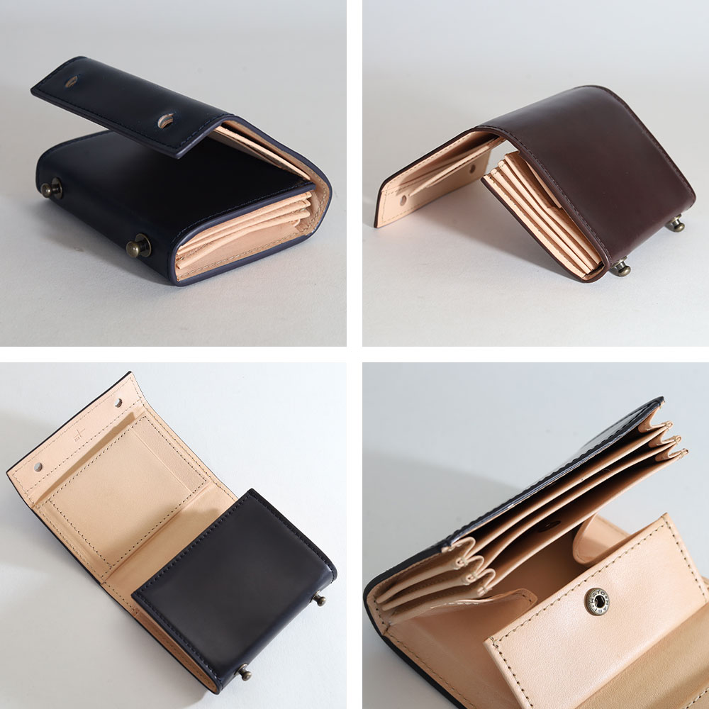 m+ ミッレフォッリエ2 二つ折り財布財布