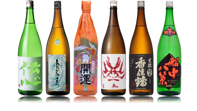 純米酒 1升瓶 六本セット 1800ml×6本 人気の日本酒 飲み比べセット