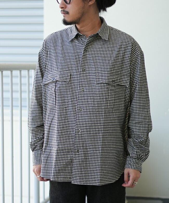 PC-016-3042]PORTER CLASSIC(ポータークラシック) ROLL UP FLANNEL