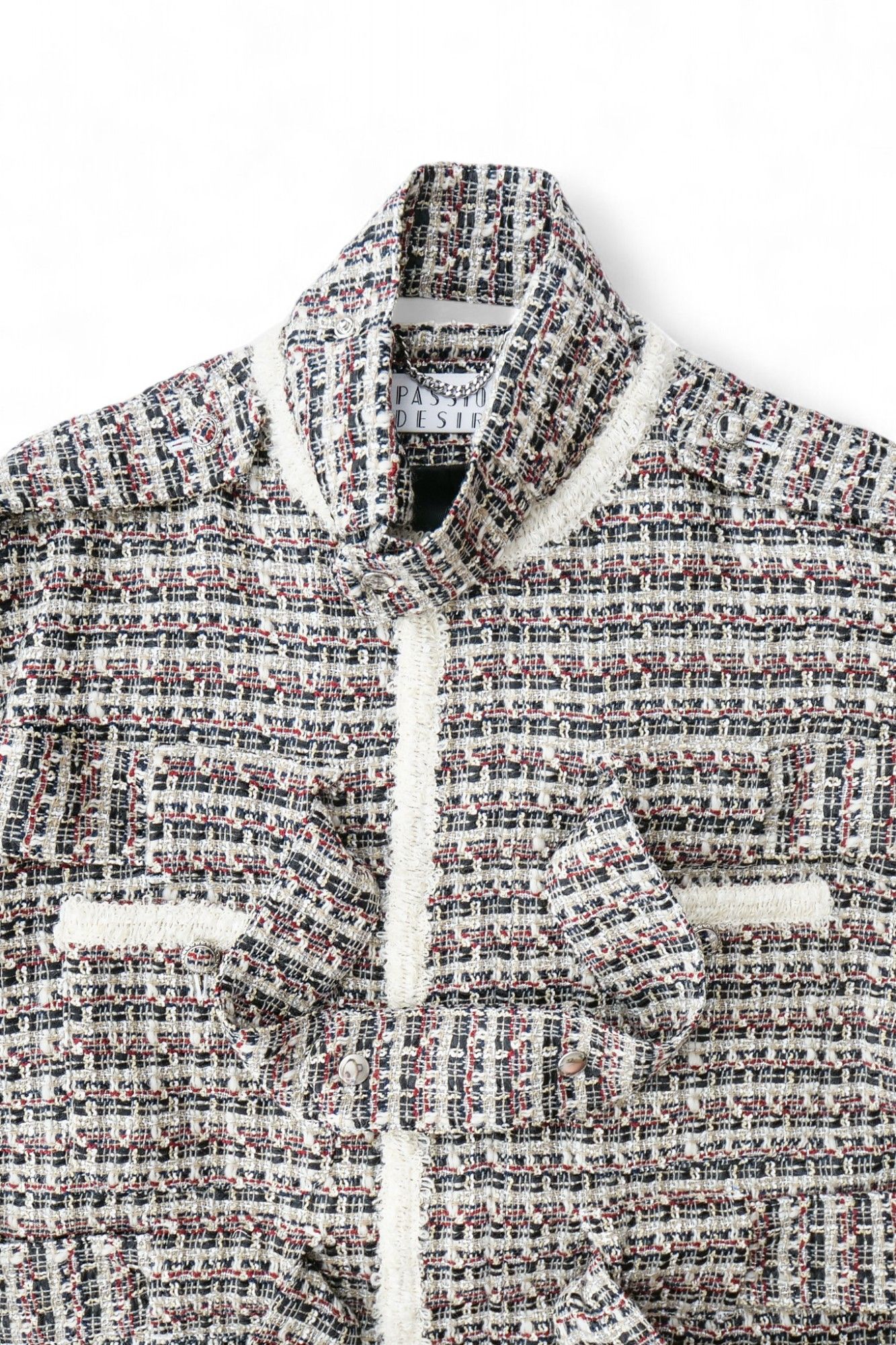 el conductorH - ミックスツイード ボンデージ ジャケット MIXED TWEED