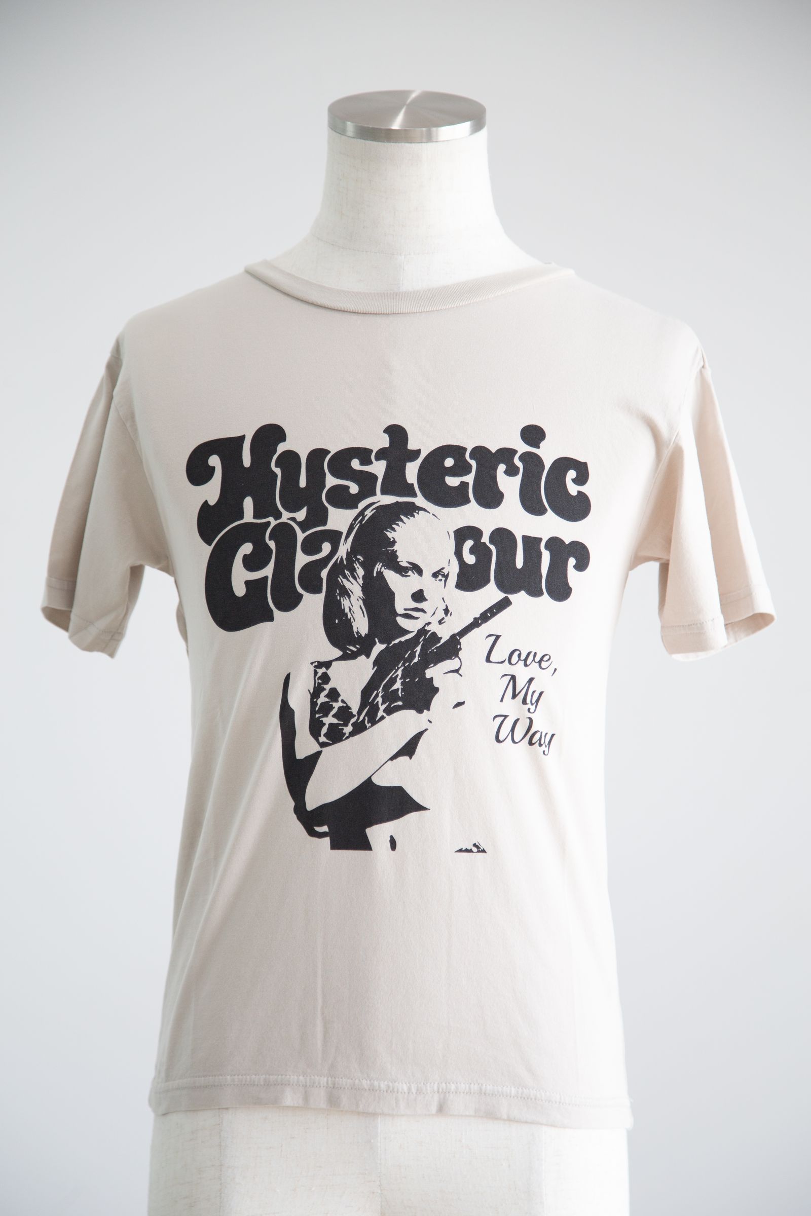 HYSTERIC GLAMOUR - LOVE MY WAY Tシャツ / ベージュ | Tempt