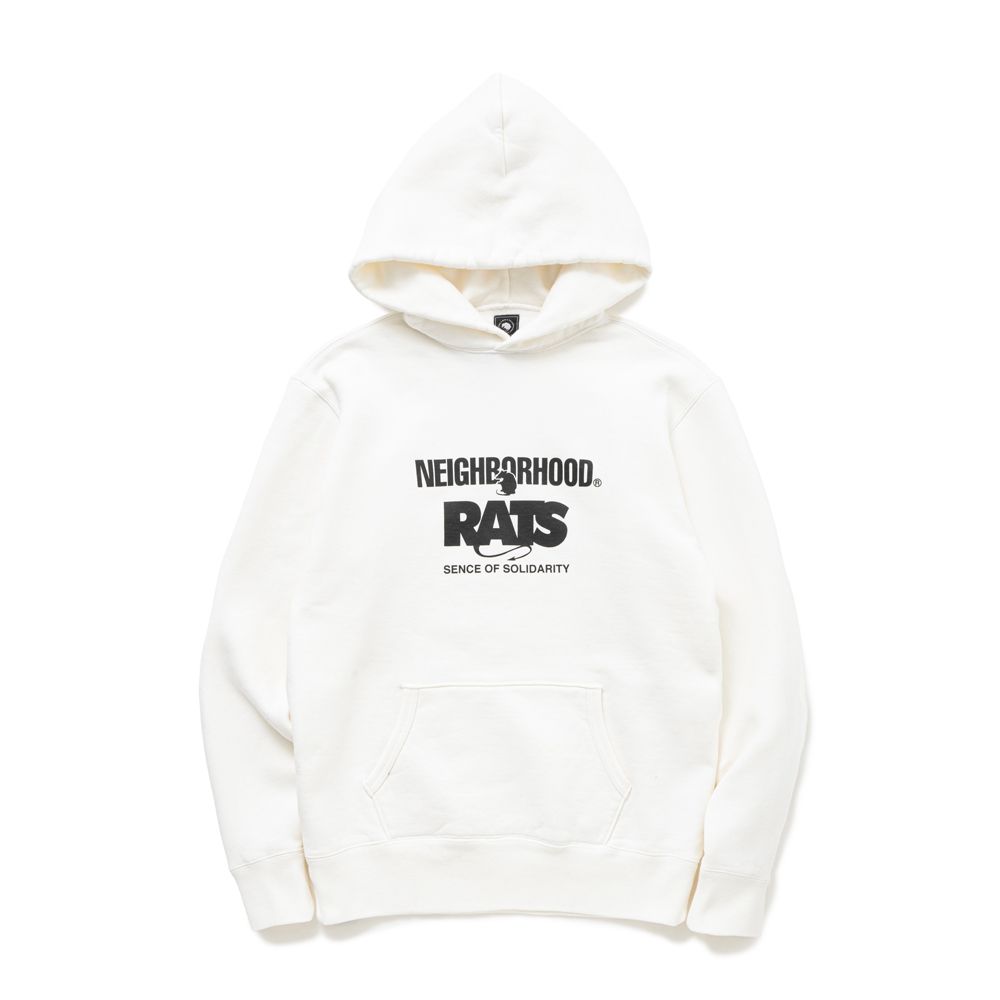 RATS - 20th RATS × NEIGHBORHOOD / HOODIE - WHITE / プルオーバー