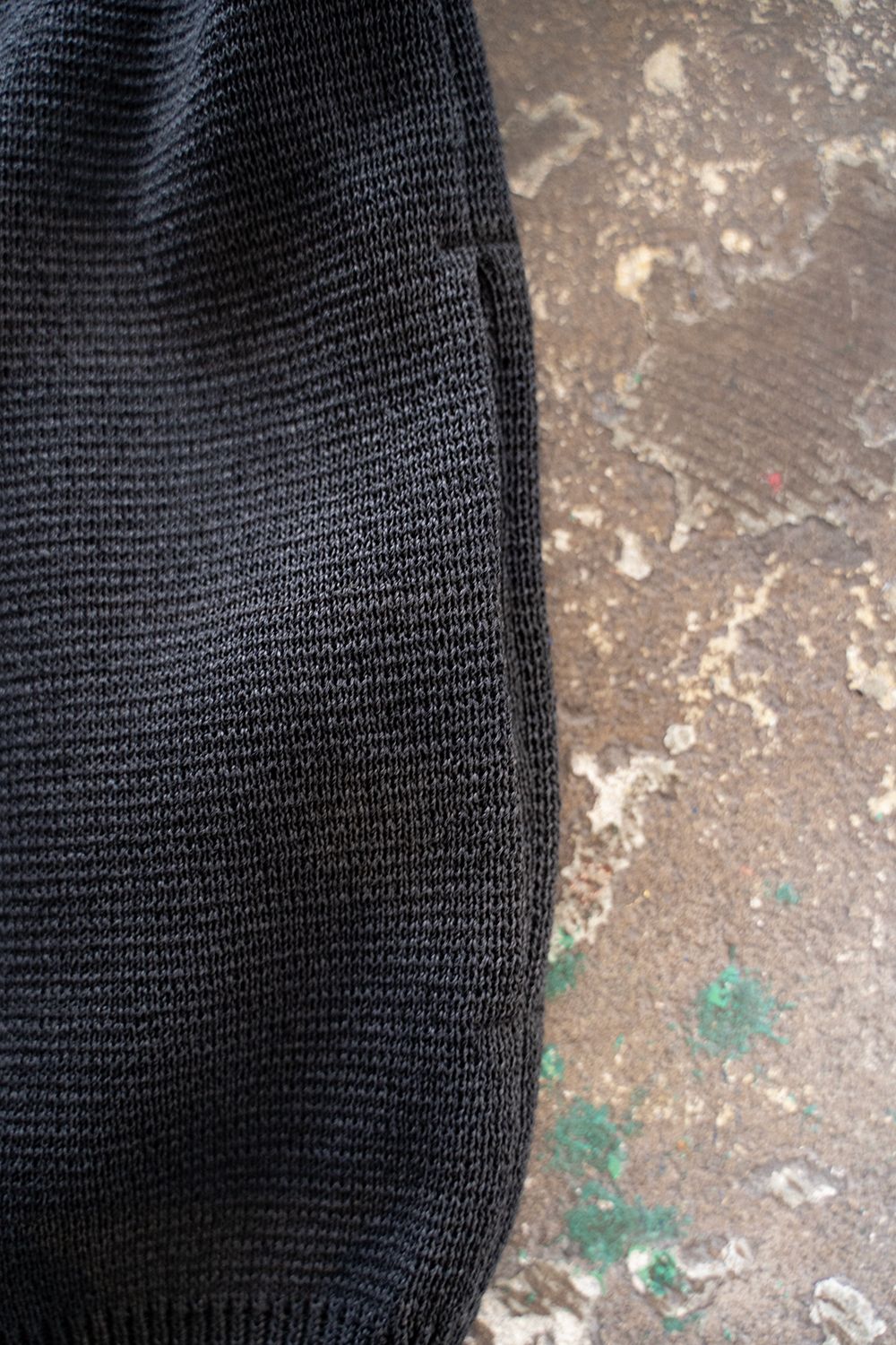 STILL BY HAND - 【ラスト1点】【25SS】ポリエステル×和紙ニットジップ