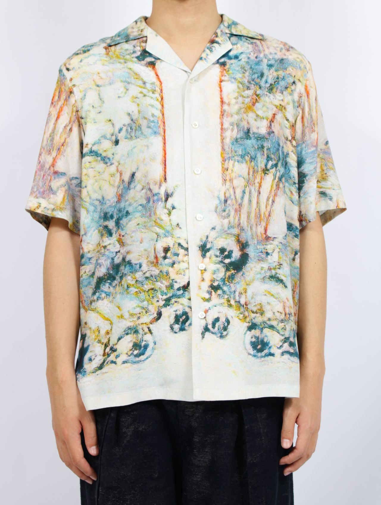 TAAKK - 【25SS】 シルク オープン カラー シャツ / SILK OPEN COLLAR